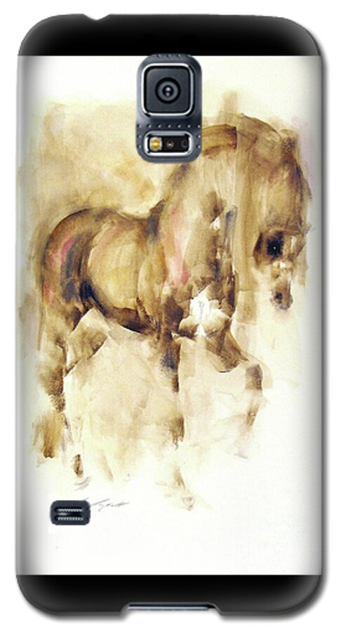 Horse Painting Galaxy S5 Case featuring the painting Icarus by Janette Lockett
