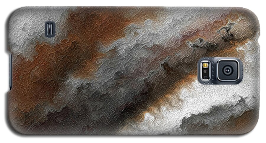 Black Galaxy S5 Case featuring the painting Jeremiah 20 9 Fire In My Heart by Mark Lawrence