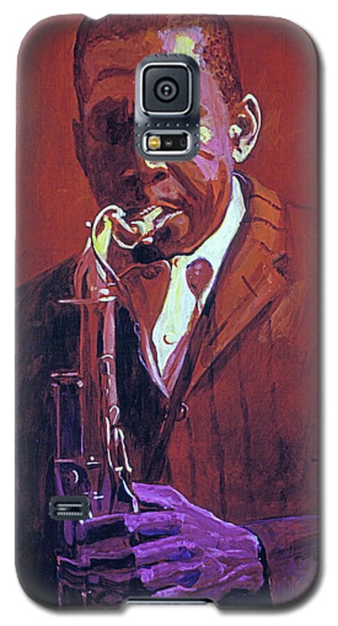 John Coltrane Galaxy S5 Case featuring the painting John Coltrane by David Lloyd Glover