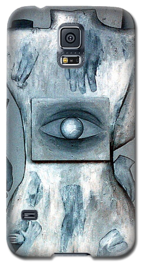 Google Images Galaxy S5 Case featuring the painting Listen Via Your Eyes by Fei A