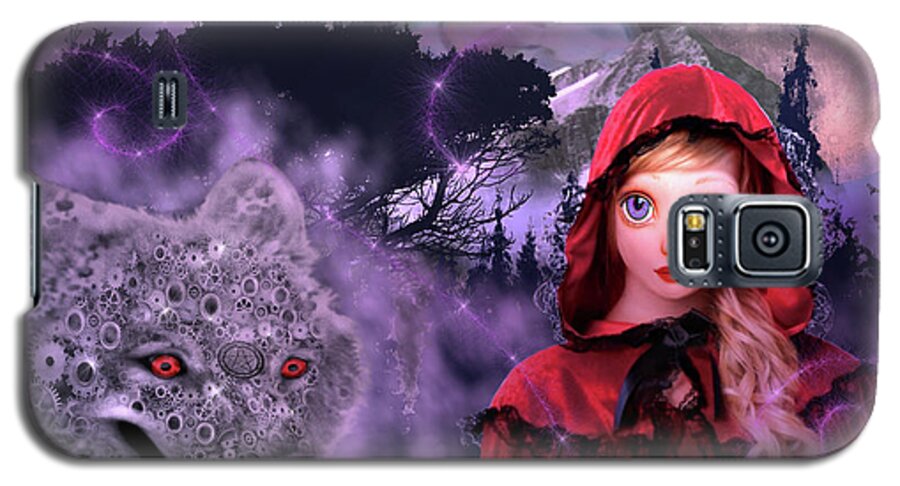 Digital Art Galaxy S5 Case featuring the digital art Little Red by Artful Oasis
