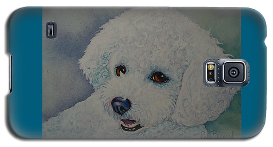 Watercolor Dog Art Galaxy S5 Case featuring the painting Lovely Lacy by Dale Bernard