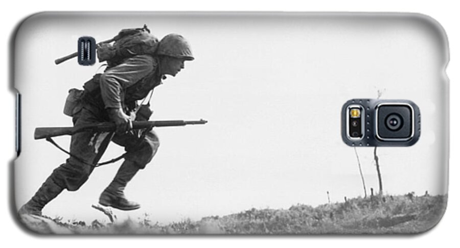 Marine Galaxy S5 Case featuring the photograph Marine Dash On Okinawa by War Is Hell Store