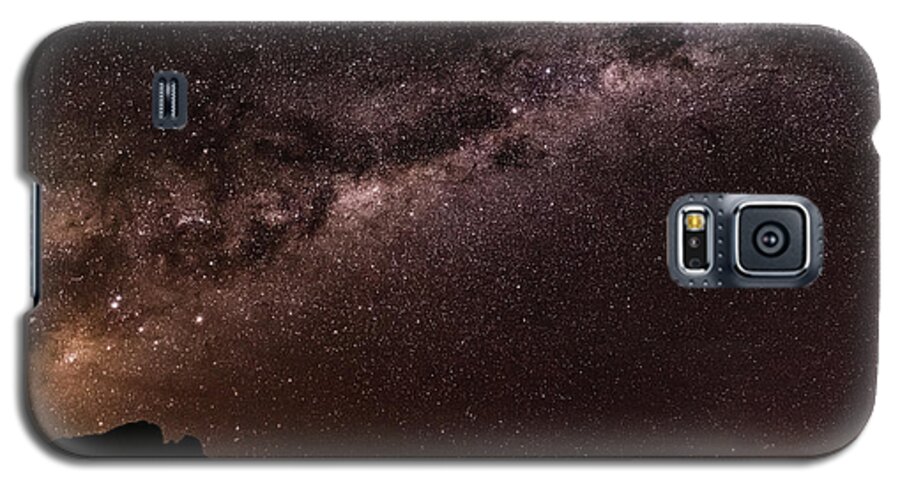 Milkyway Galaxy S5 Case featuring the photograph Milkyway over Spitzkoppe, Namibia by Lyl Dil Creations