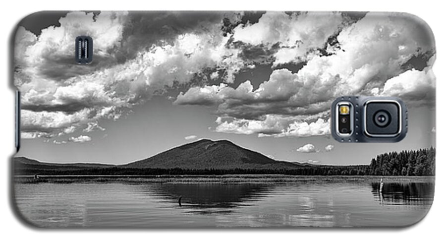 Black And White Galaxy S5 Case featuring the photograph Mirror Finish by Steven Clark