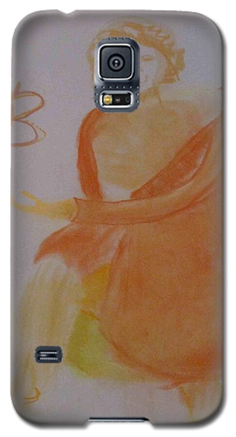  Galaxy S5 Case featuring the drawing model named Helene three by AJ Brown