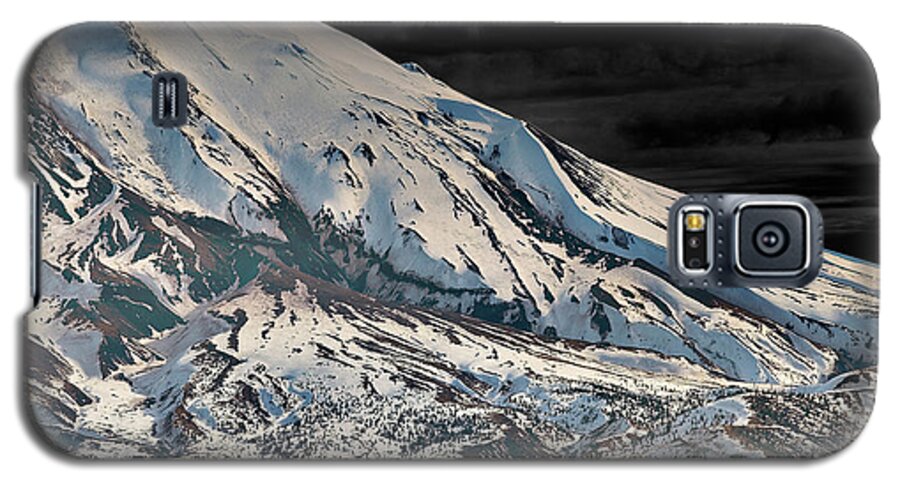 Dark Galaxy S5 Case featuring the photograph Mountain Moonlight by Rich Collins