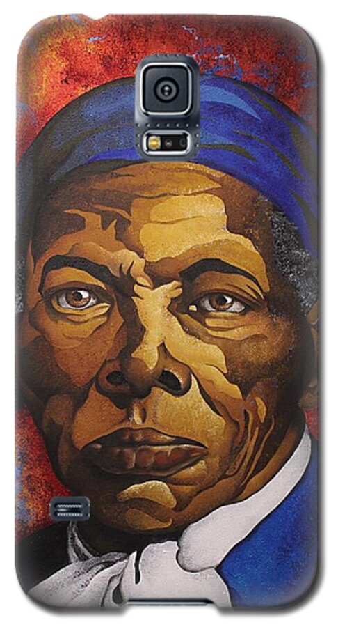 Historical Female Portrait Galaxy S5 Case featuring the painting Ms. Tubman by William Roby