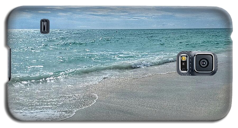 Beach Galaxy S5 Case featuring the photograph Needs Footprints by Portia Olaughlin
