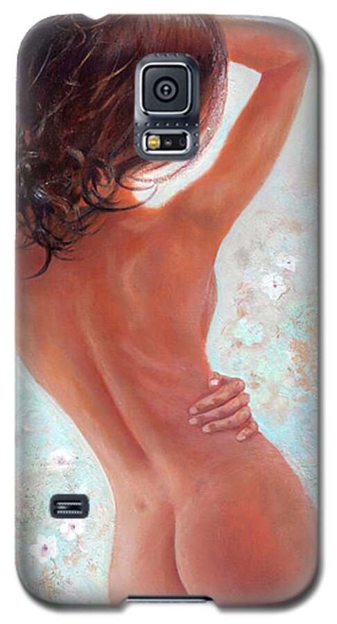 Of Wild And Free Galaxy S5 Case featuring the painting Of wild and free by Michael Rock
