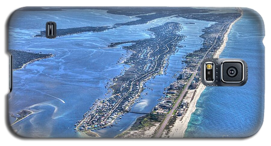 Gulf Shores Galaxy S5 Case featuring the photograph Ono Island-5112-tm by Gulf Coast Aerials -