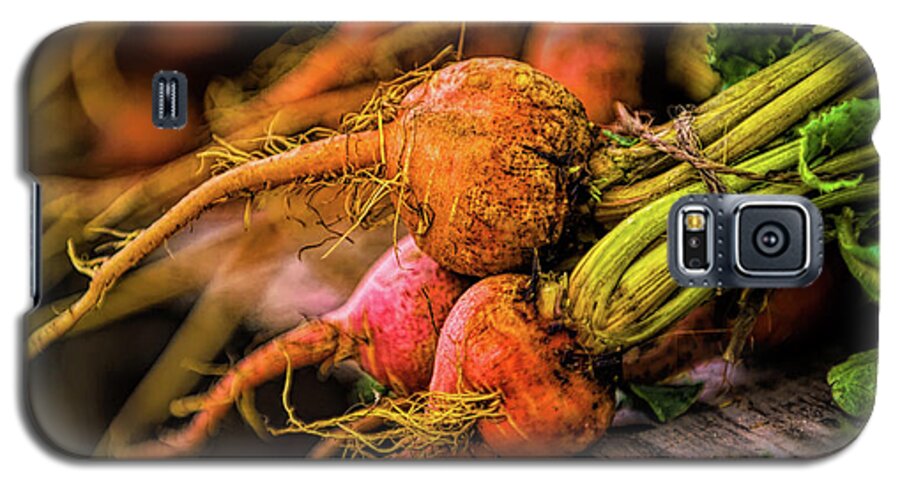Beets Galaxy S5 Case featuring the photograph Orange Beets - Farmers Market by David Smith