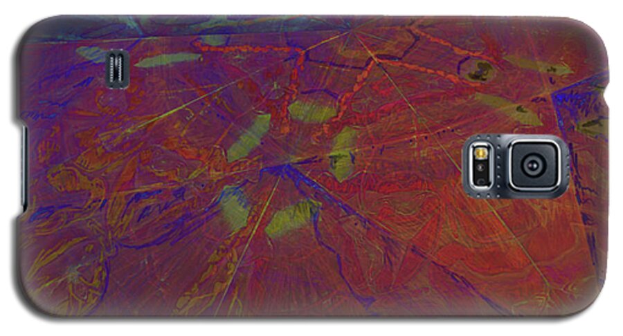 Five Sided Galaxy S5 Case featuring the painting Organica 5 by Jeremy Robinson