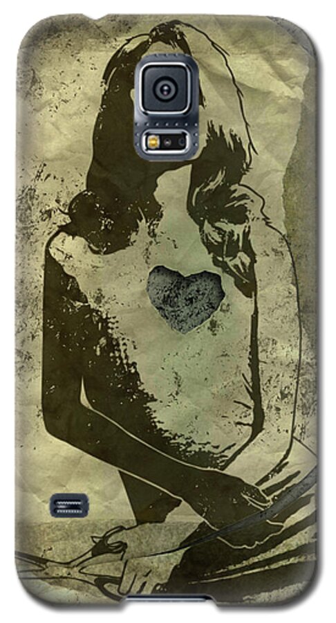 Jason Casteel Galaxy S5 Case featuring the digital art Paper Doll by Jason Casteel