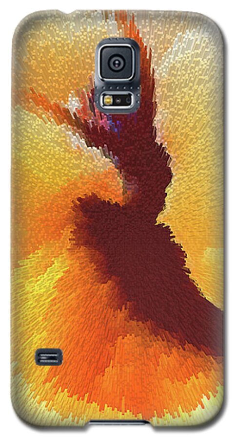 Passion Galaxy S5 Case featuring the digital art Passion by Alex Mir