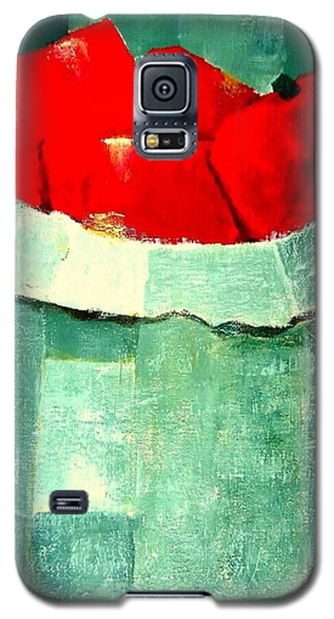 Viva Galaxy S5 Case featuring the painting Peperoni Rossi by VIVA Anderson