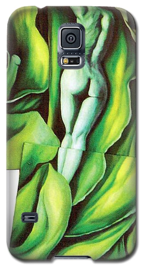 Surrealism Galaxy S5 Case featuring the painting Pollination by Fei A