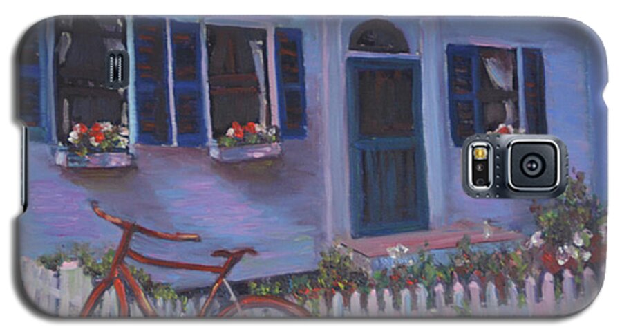 Provincetown Cottage Galaxy S5 Case featuring the painting Provincetown Cottage by Beth Riso