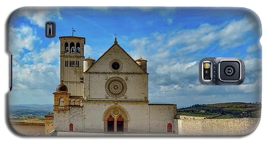 Italy Galaxy S5 Case featuring the photograph Basilica of Saint Francis of Assisi by Marcy Wielfaert