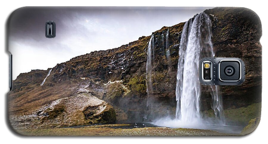 Iceland Galaxy S5 Case featuring the photograph Seljalandsfoss by Framing Places