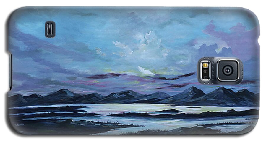 Ireland Galaxy S5 Case featuring the painting Serenity in Galway by Conor Murphy