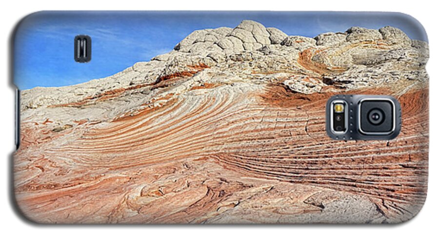 White Pocket Galaxy S5 Case featuring the photograph Solid Waves pano by Theo O'Connor