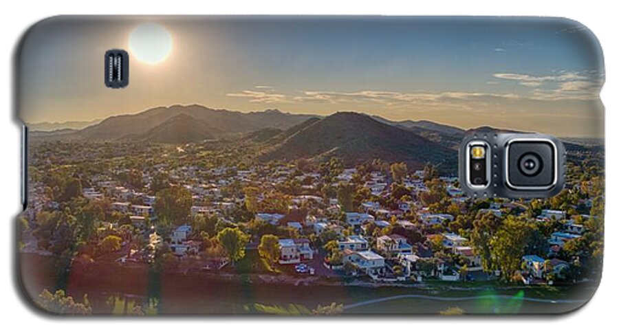 Sunsets Galaxy S5 Case featuring the photograph South Mountain Sunset by Anthony Giammarino