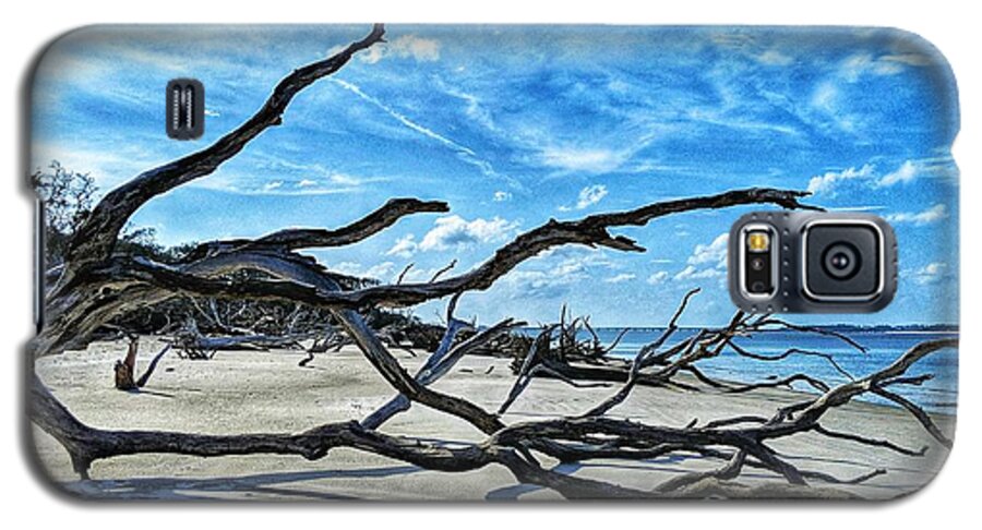 Landscape Galaxy S5 Case featuring the photograph Stretch by the Sea by Portia Olaughlin