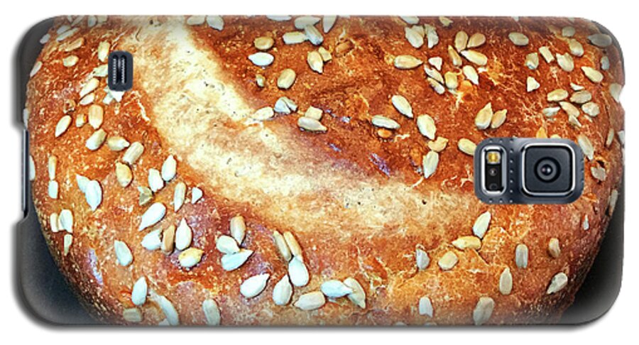 Bread Galaxy S5 Case featuring the photograph Sunflower Seed Sourdough by Amy E Fraser