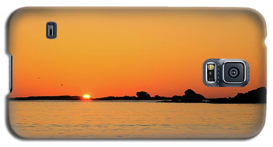 Cliffs Galaxy S5 Case featuring the photograph Sunset over Sunset Bay, Oregon 4 by Dawn Richards