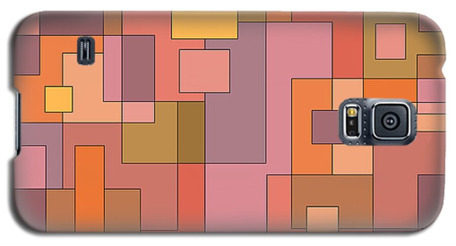 Blocks Galaxy S5 Case featuring the digital art Blocks by Val Arie