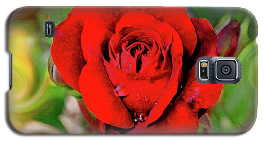 Rose Galaxy S5 Case featuring the digital art The One by Bill King