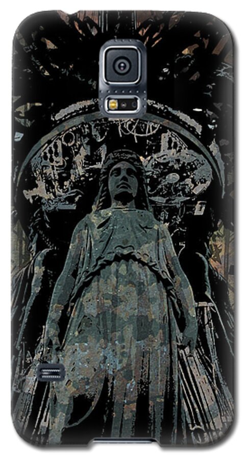 Jason Casteel Galaxy S5 Case featuring the digital art Three Caryatids by Jason Casteel