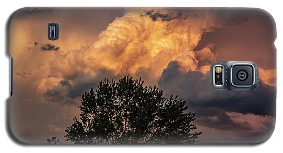 Nebraskasc Galaxy S5 Case featuring the photograph Thunderstorm and Thunderheads 051 by Dale Kaminski