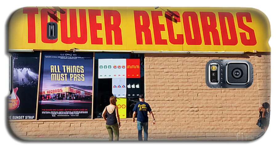 California Galaxy S5 Case featuring the photograph Tower Records by Lenore Locken