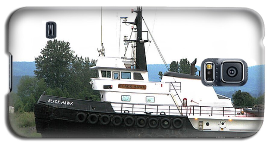 Tug Galaxy S5 Case featuring the photograph Tug 1 on the Columbia River by Rich Collins