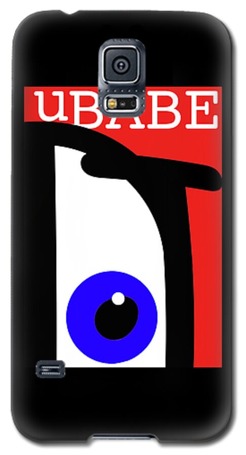 Ubabe Poster Galaxy S5 Case featuring the digital art Ubabe French by Ubabe Style