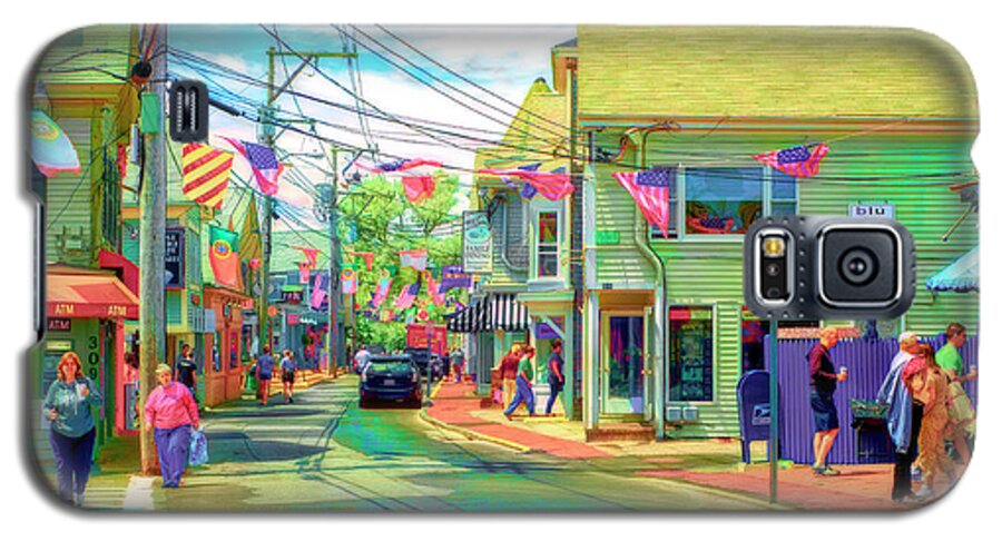 Cape Cod Galaxy S5 Case featuring the photograph Vibrant Provincetown Massachusetts by Jack Torcello