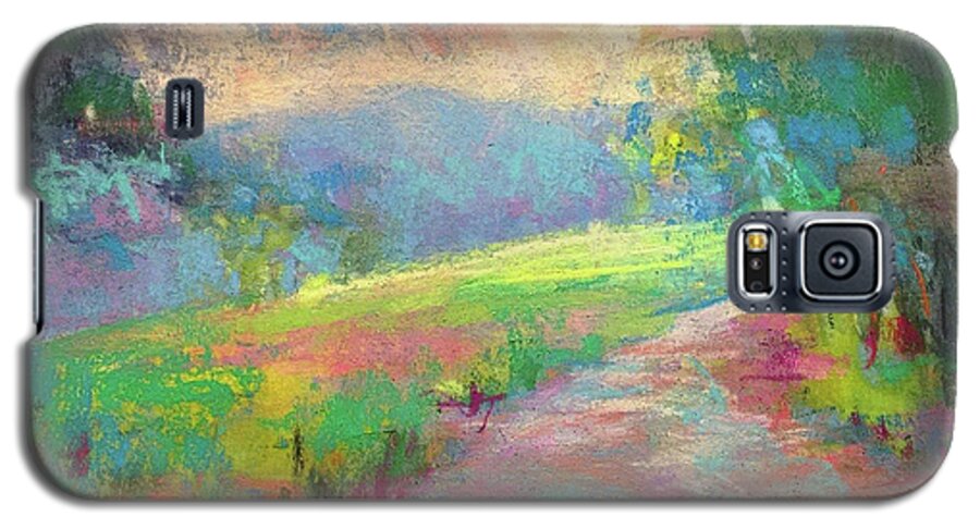 Impressionistic Galaxy S5 Case featuring the painting Walking by Faith by Susan Jenkins