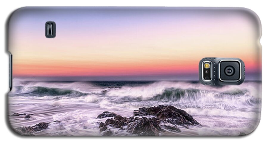 Oregon Coast Galaxy S5 Case featuring the photograph Wave Action by Russell Pugh