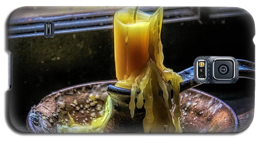 Candle Galaxy S5 Case featuring the photograph Wax Sculpture by Jack Wilson