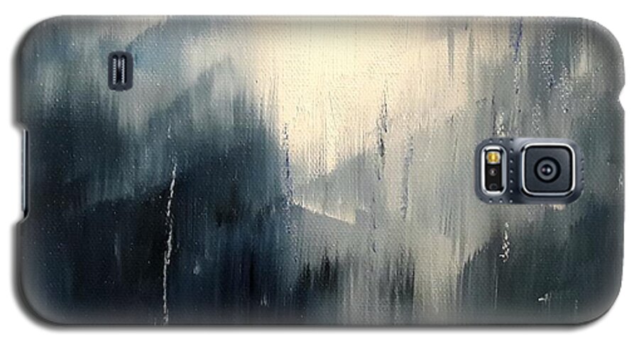 Painting Galaxy S5 Case featuring the painting Winter Midnight Moment by Johanna Hurmerinta