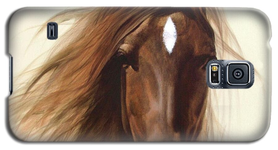 Realism Galaxy S5 Case featuring the painting Horse #1 by Zusheng Yu