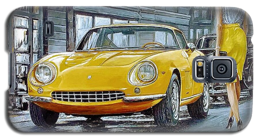 Transportation Galaxy S5 Case featuring the painting 1965 Ferrari 275 GTB by Sinisa Saratlic