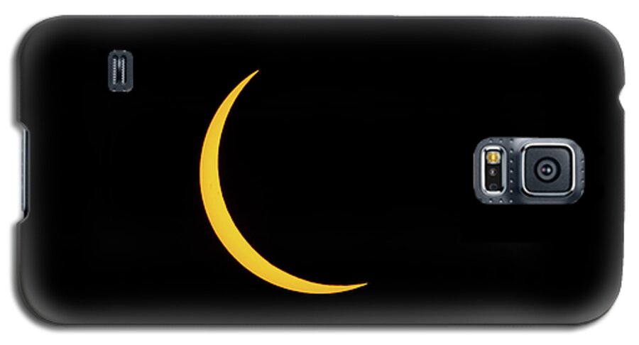 Solar Eclipse Galaxy S5 Case featuring the photograph Partial Solar Eclipse #4 by David Beechum
