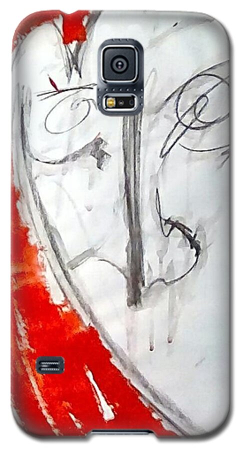 • Abstract  Galaxy S5 Case featuring the painting #5 October November 2019 Series #5 by Gustavo Ramirez