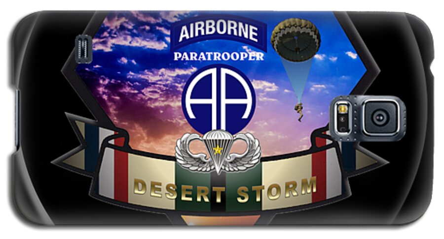 82 Galaxy S5 Case featuring the digital art 82nd Airborne by Bill Richards