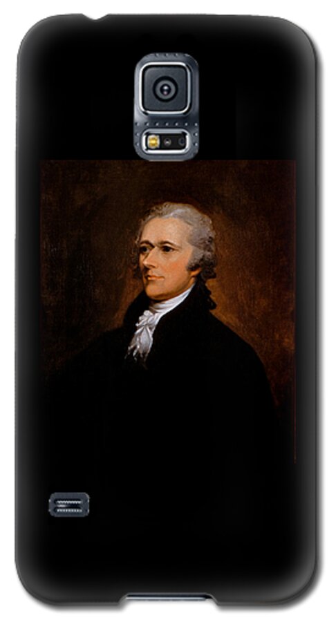 Alexander Hamilton Galaxy S5 Case featuring the painting Alexander Hamilton by War Is Hell Store