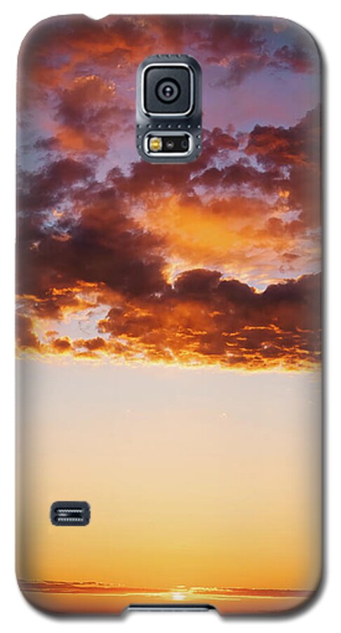 Blue Hour Galaxy S5 Case featuring the photograph An Oklahoma Sunsrise by Rick Furmanek