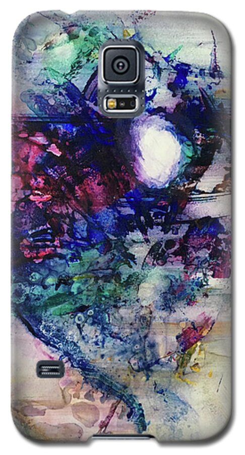Abstract Art Galaxy S5 Case featuring the painting Apex Corrupter by Rodney Frederickson
